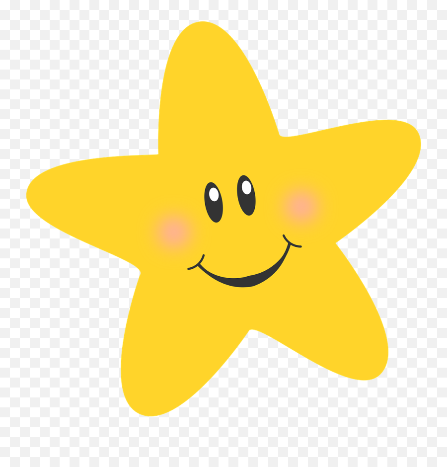 Star Smile Yellow Free Pictures Free Photos - Bonitas Imagenes De Buenas Noches Emoji,Sparkle Emoticon