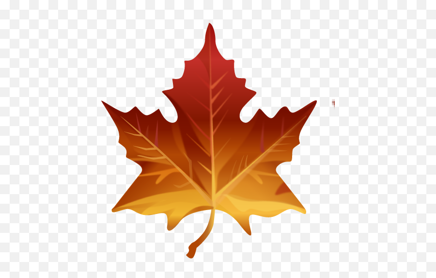 Maple Leaf Emoji Emoticon Iphone - Maple Leaf Emoji Png,Canadian Flag Emoji