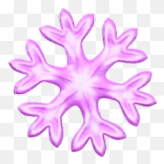 Pink Snowflake Emoji Snow Overlay Cute - Transparent Background Snowflake Emoji,Snowflake Emoji