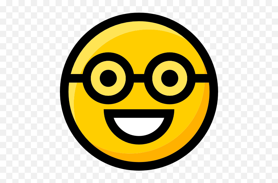 Nerd Interface Feelings Ideogram Smileys Faces Emoji - Nerd Emoji,Nerd Emoji