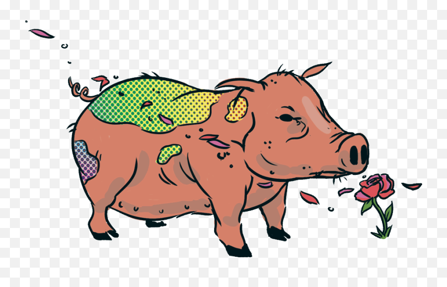 From The Printed Issues Jarry Briefs - Domestic Pig Emoji,Cum Emoji