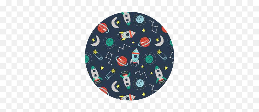 Circle Pattern Background Space - Cute Aesthetic Patterns Emoji,Clock Rocket Clock Emoji