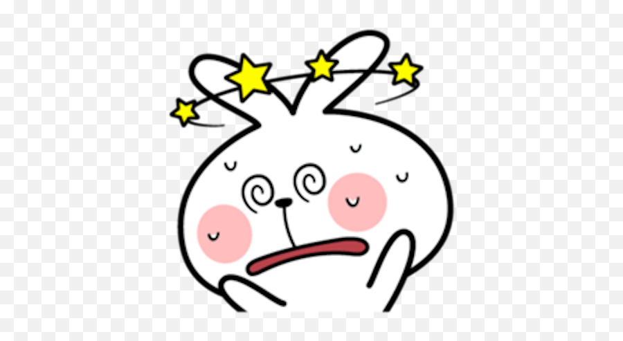 Rabbit Facial Emoji - Christmas Cut And Glue,Dancing Bunny Emoji