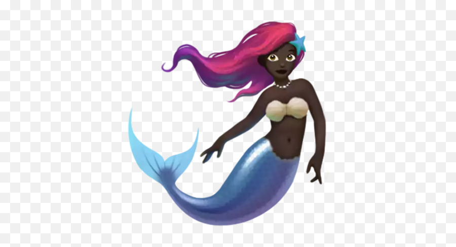 Mermaid - Mermaid Emoji Apple,Trident Emoji
