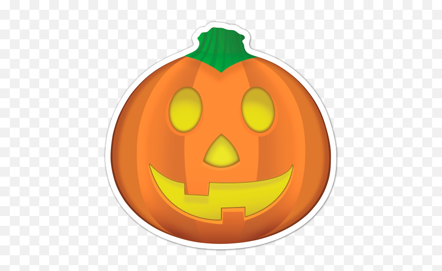 Sticker Emoji Emoticon Halloween Pumpkin - Jack O Lantern Emoji Sticker,Irish Emoji
