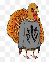 Funny Turkey Transparent Png Clipart - Cartoon Emoji,Funny Thanksgiving Emoji