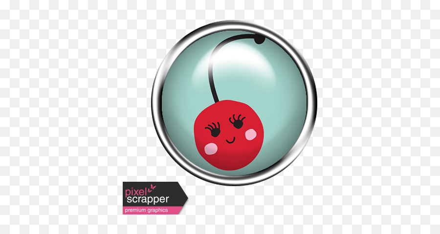 Flair Cherry Graphic - Smiley Emoji,Cherry Emoticon