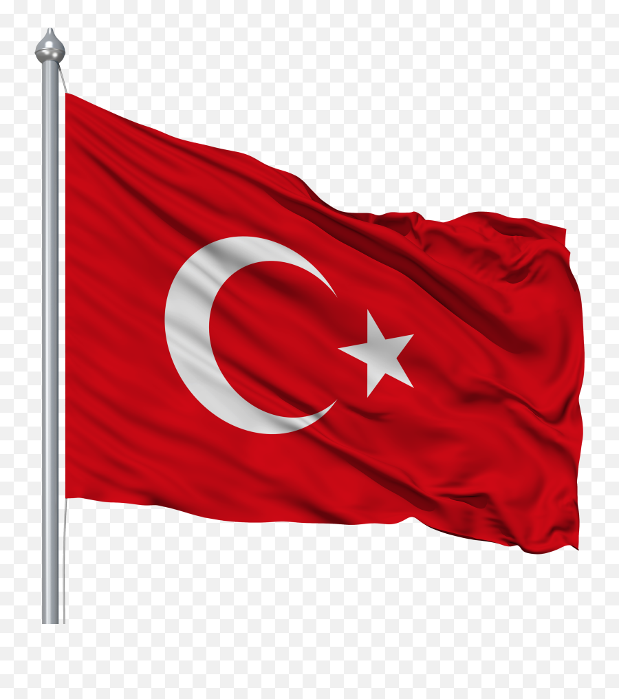 Turkey Flag In Png - Turkish Flag Png Emoji,Red Flag Emoticon