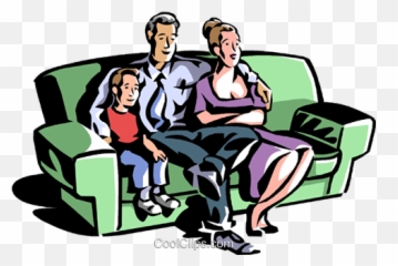 Couch Royalty Free Vector Clip - Clipart For Watching Television Emoji,Couch Emoji