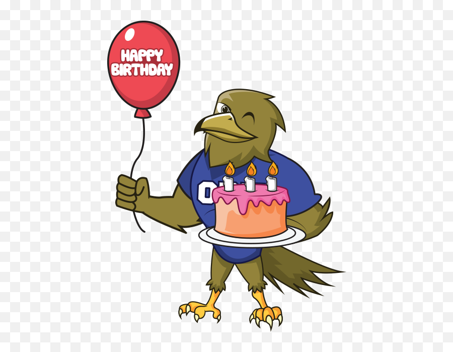 Oru Eagle Stickers By Darrin Kissinger - Cartoon Emoji,Happy Birthday Emoticons