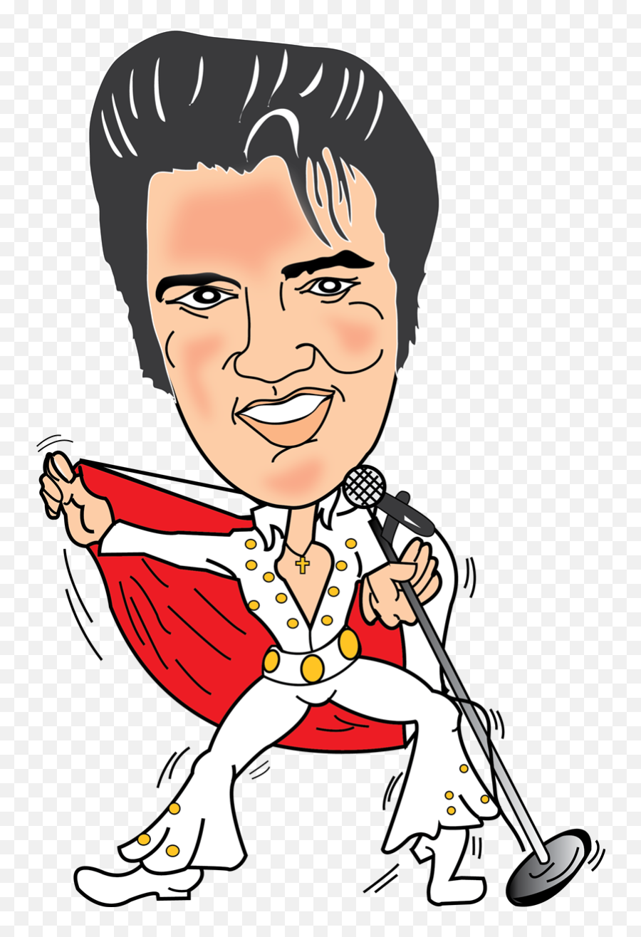 Elvis Presley Cartoon Drawing Caricature Clip Art - Elvis Clipart Emoji,Elvis Emoji