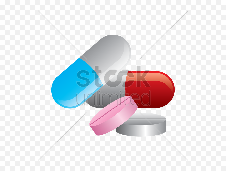 Medicine Cartoon Clipart - Capsules And Tablets Vector Emoji,Drug Emoji