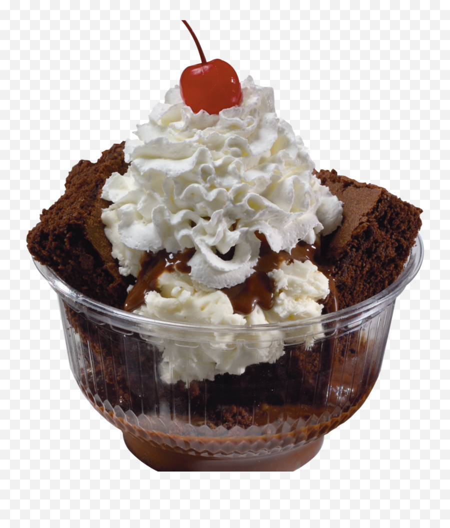 Brownie Sunday Whippedcream Chocolate Dessert Food - India Ice Cream Brand Emoji,Whipped Cream Emoji