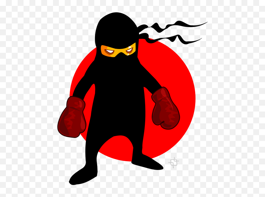 Ninja Boxer - Boxer Ninja Emoji,Candy Emoji