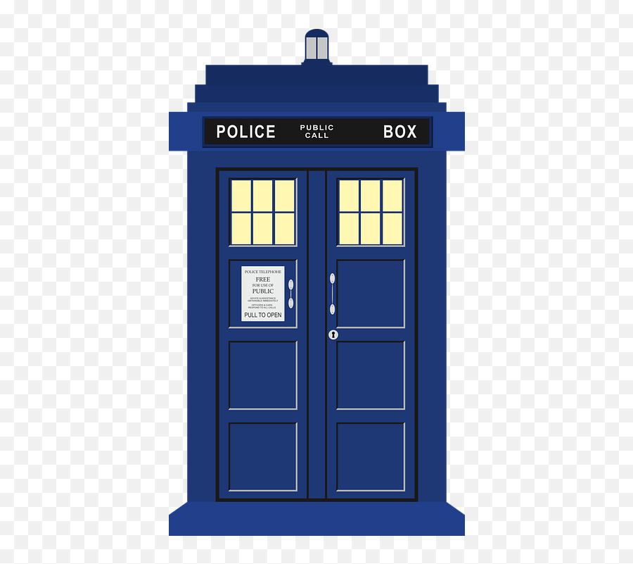 Tardis Doctor Who Time Travel - Doctor Who Cartoon Tardis Emoji,Doctor Who Emoji