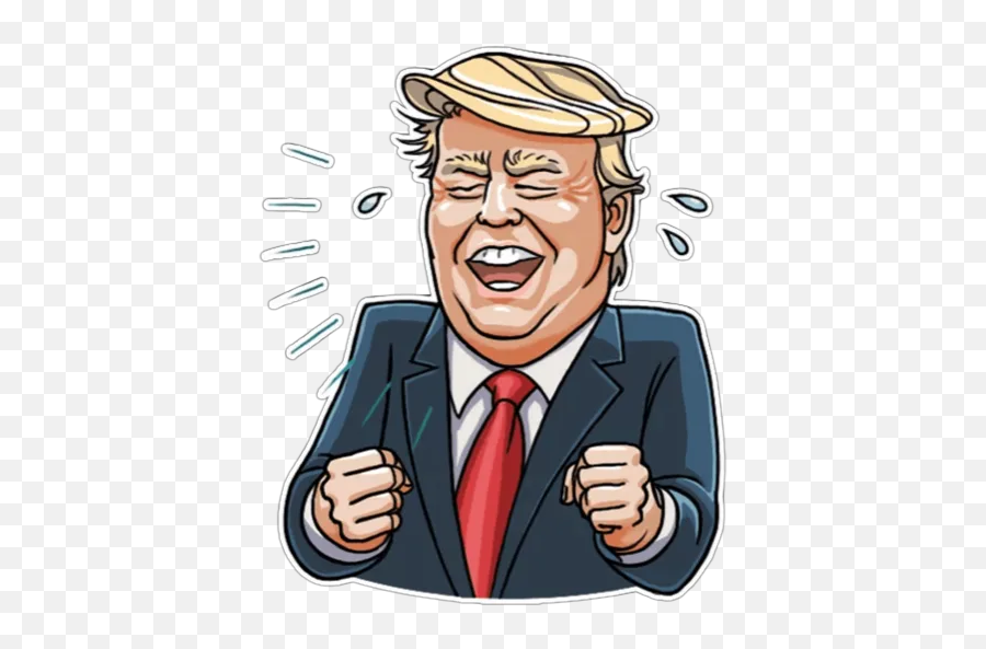 Mr Trump 1 Stickers For Whatsapp - Sticker Trump Telegram Emoji,Trump Emoji
