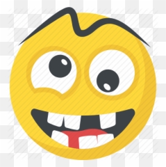 Crazy Face Smiley 2 Vectors - Emoji