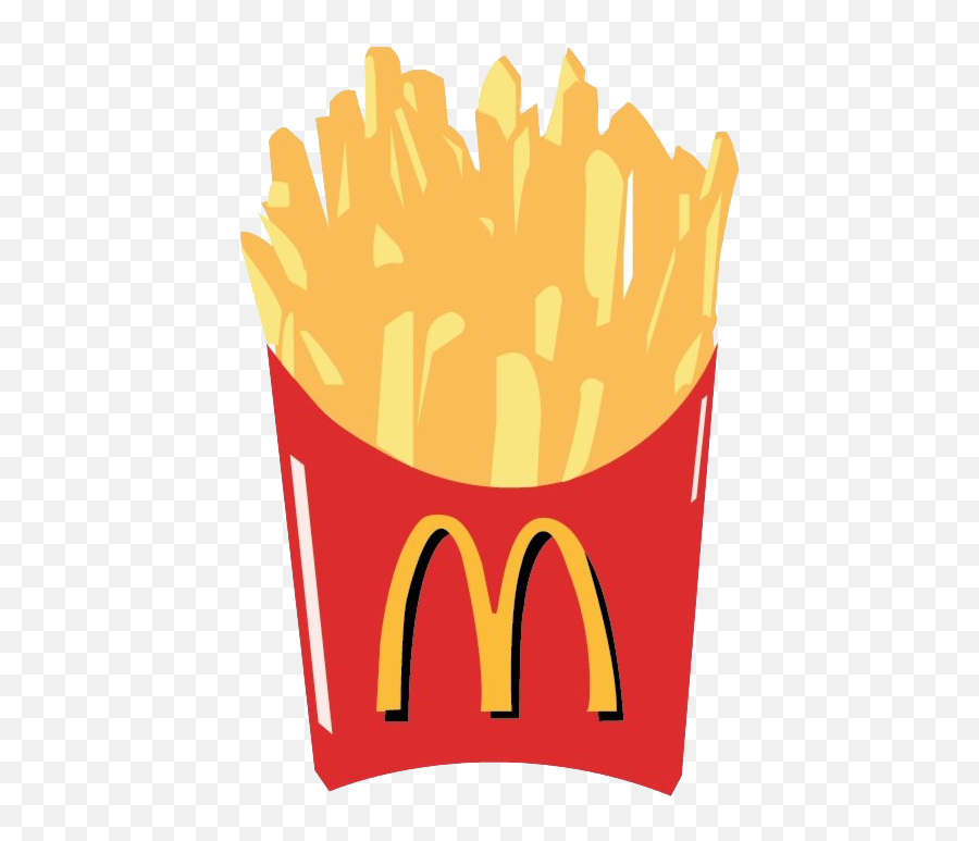 Mcdonalds French Fries Clipart - Cartoon Mcdonalds French Fries Emoji,French Fries Emoji