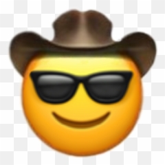 Cowboy Cowboyemoji Cool Coolemoji Sunglassesemoji Emoji - Sad Yeehaw