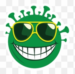 Coronavirus Stickers - Happy Emoji