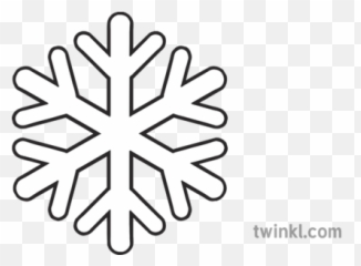 Snowflake Emoji Twinkl Newsroom Ks2 Black And White Rgb - Snowflake Clipart Black And White,Snowflake Emoji
