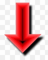 Free Arrow Pointing Down Transparent - Png Gif Emoji