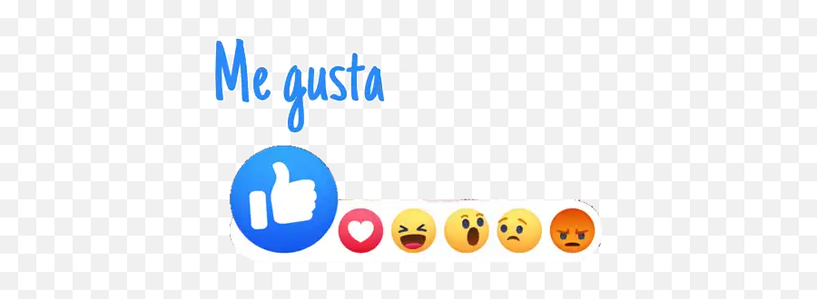 Reacciones De Facebook Stickers For - Smiley Emoji,Me Gusta Emoji