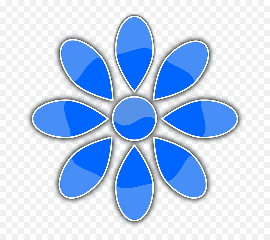 Free Blue Flower Blue Vectors - Alaska Native Tribal Health Consortium Emoji,Hibiscus Emoji