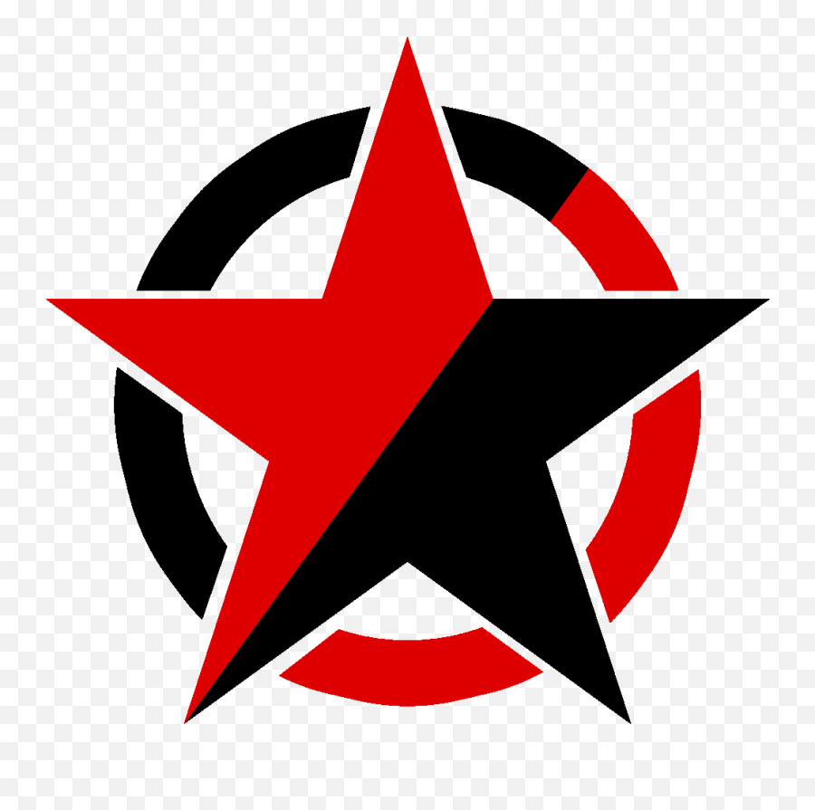 Proud Clipart Star Proud Star - Anarcho Communism Star Emoji,Anarchist Emoji