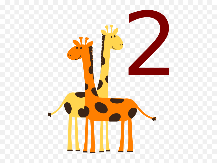Sick Clipart Giraffe Picture - Two Giraffes Clipart Emoji,Giraffe Emoticon