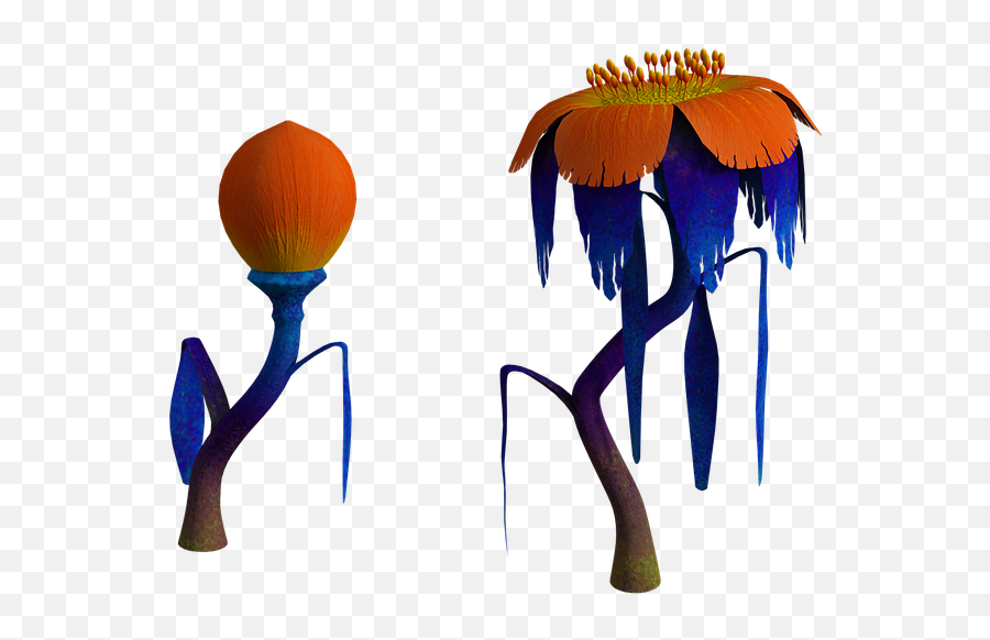 Alien Plants 3d - Illustration Emoji,Double Syringe Emoji