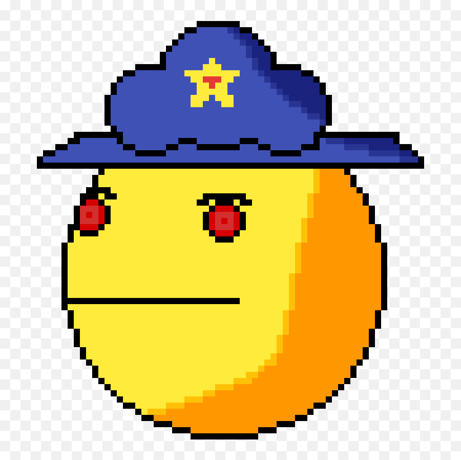 Pixilart - Smiley Emoji,Police Emoticon