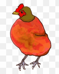 Clipart Chicken Hen - Gallina Dibujo Png Emoji