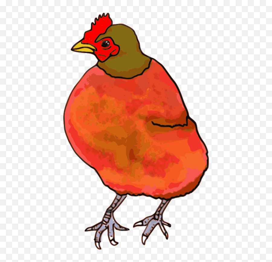 Clipart Chicken Hen Clipart Chicken - Gallina Dibujo Png Emoji,Emoji Hand And Chicken