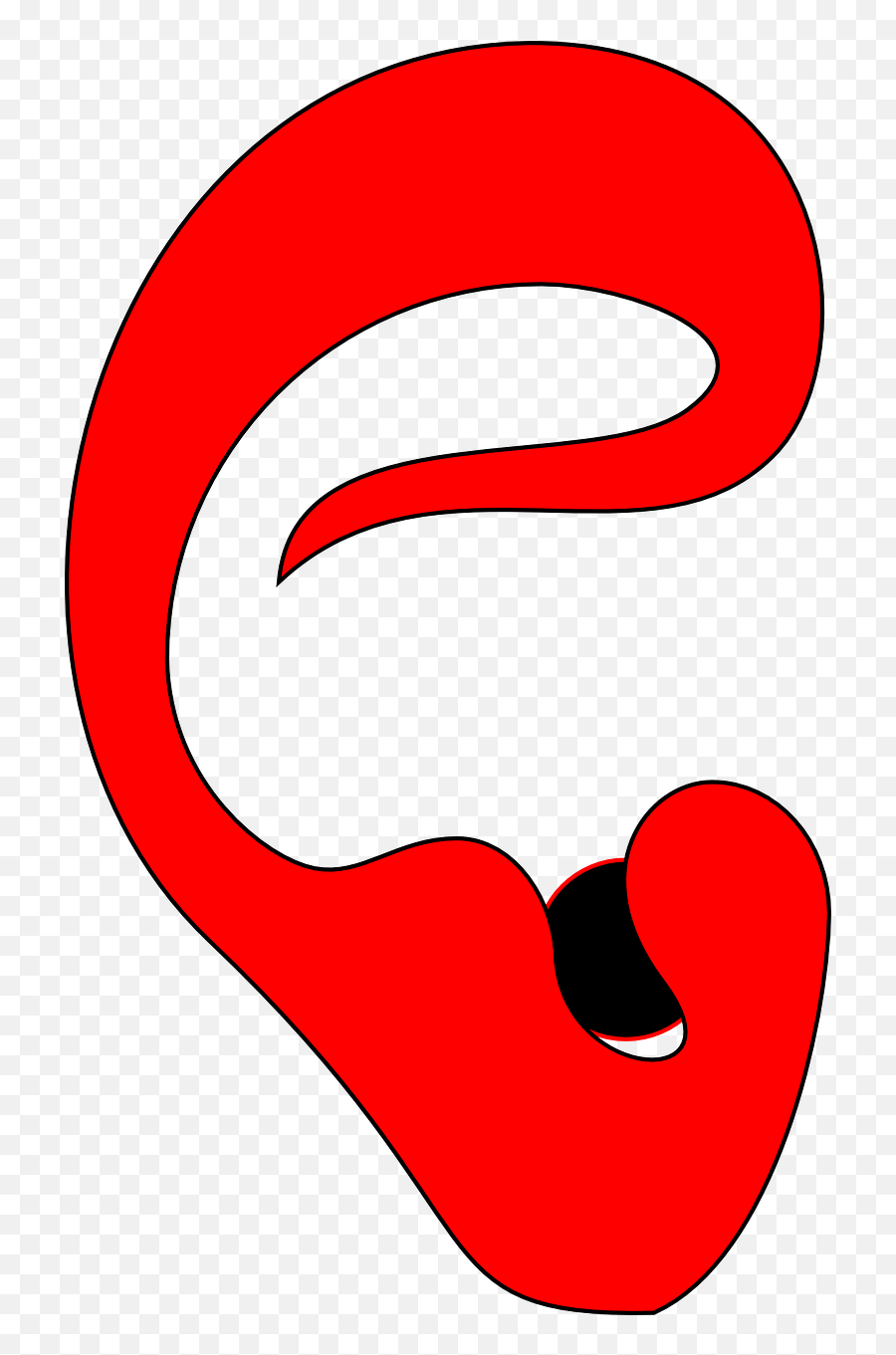Ear Conch Ear Cup Auricle Conacha Pinna - Blue Peace Sign Emoji,Easter Island Heads Emoji