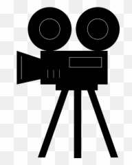 Emoji Photographic Film Movie Camera - Transparent Background Movie Camera Clipart,Film Emoji
