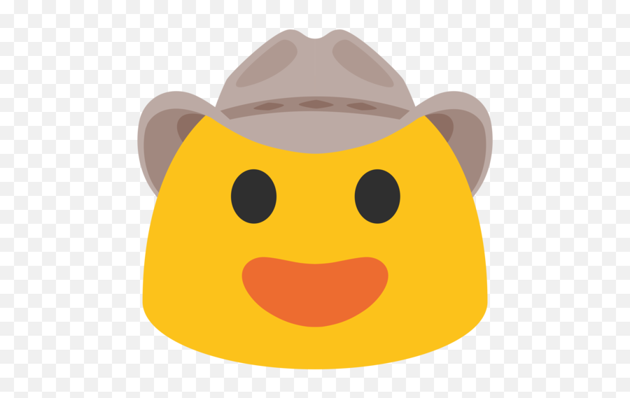 Cowboy Hat Face Emoji - Google Cowboy Emoji,Sad Cowboy Emoji