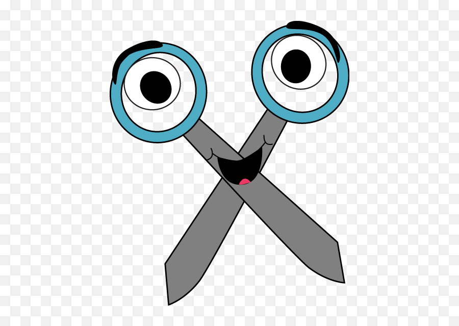 Cartoon Scissors Clip Art - Cartoon Scissors Clipart Emoji,Scissors Emoji Png