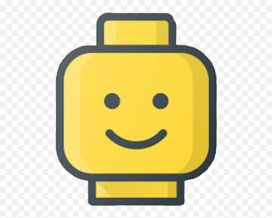 Lego Smile Man Happy Freetoedit - Transparent Lego Block Silhouette Emoji,Lego Emoji