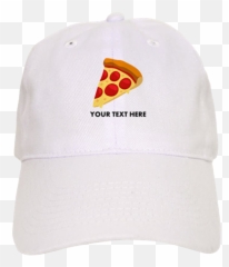 Pizza Emoji Personalized Baseball Cap -