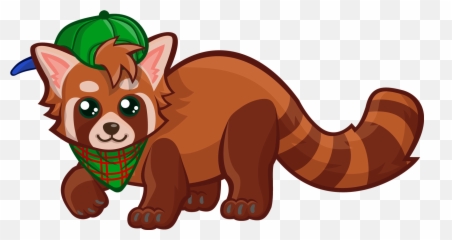 Fox Clipart Muscular - Red Panda Emoji