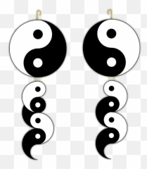 Download Free Png Yin Yang Earings - Circle Emoji,Yin And Yang Emoji