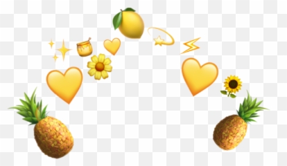 Sunflower Emoji Freetoedit Honey - Pineapple,Pineapple Emoji