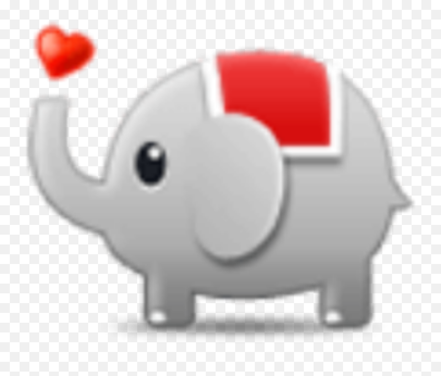Enimals Elephant Sweet Cute Love Emoji - African Elephant,Elephant Emoji