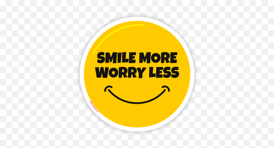 Smile More - Smiley Emoji,Worry Emoticon