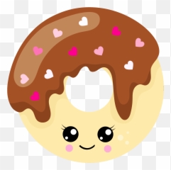Donut Kawaii Clipart - Donuts Emoji