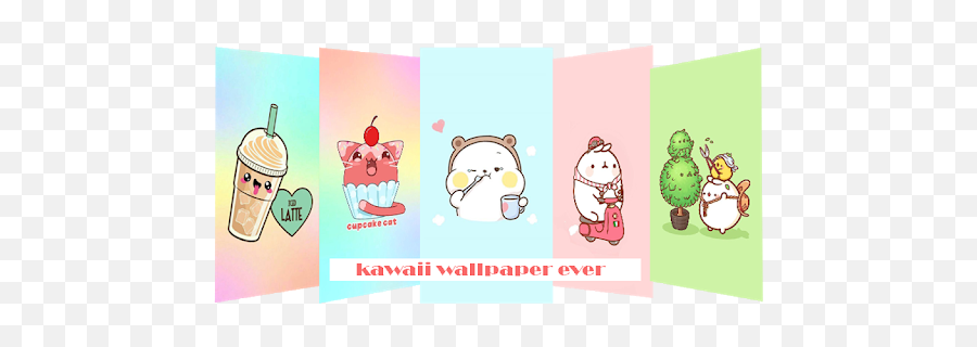 Kawaii Wallpaper And Lockscreen - Molang Emoji,Ghetto Emoji App