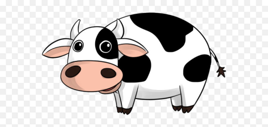 Cow Clipart Transparent - Cartoon Cow Png Emoji,Holy Cow Emoji