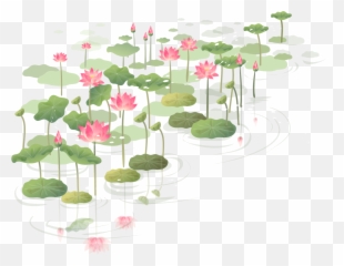 Lilypad Sticker By Isaberry - Watercolour Painting Lotus Pond Emoji,Lily Pad Emoji