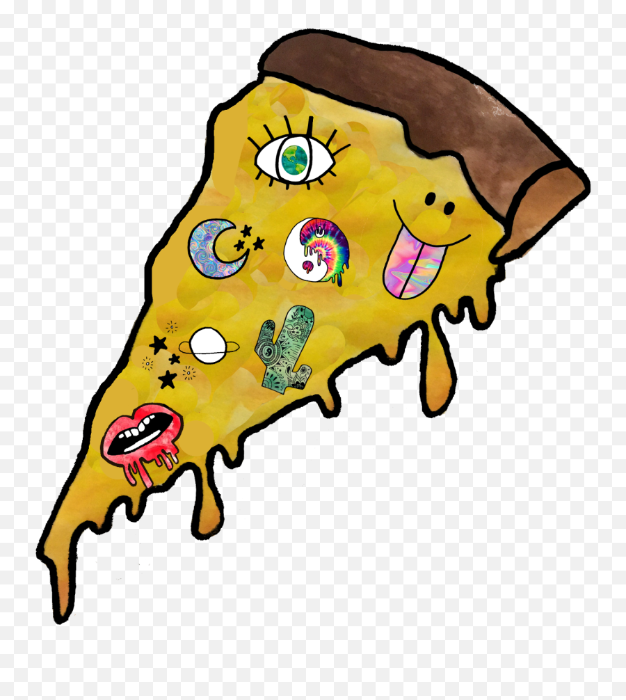 Download Transparent Pizza Emoji Png - Pizza Png Trippy,Emoji For Kika